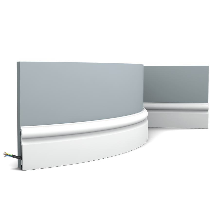 Гибкий плинтус Orac Decor из дюрополимера SX137F коллекции Select
