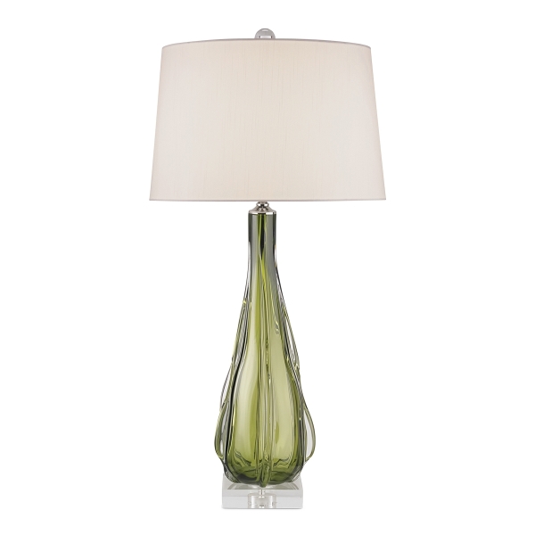 Настольная лампа Currey & Company Zephyr Green QNC-ZEPHYR-TL