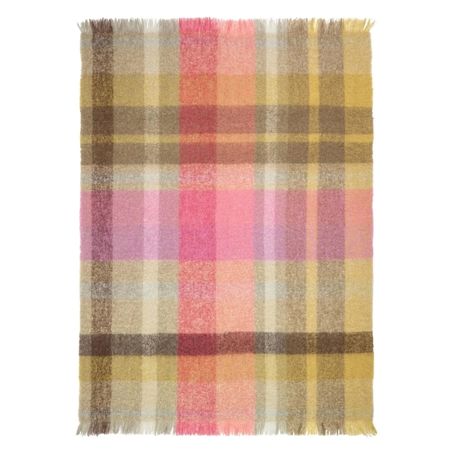 Плед из мохера и шерсти Designers Guild BLDG0287 Fontaine Sepia