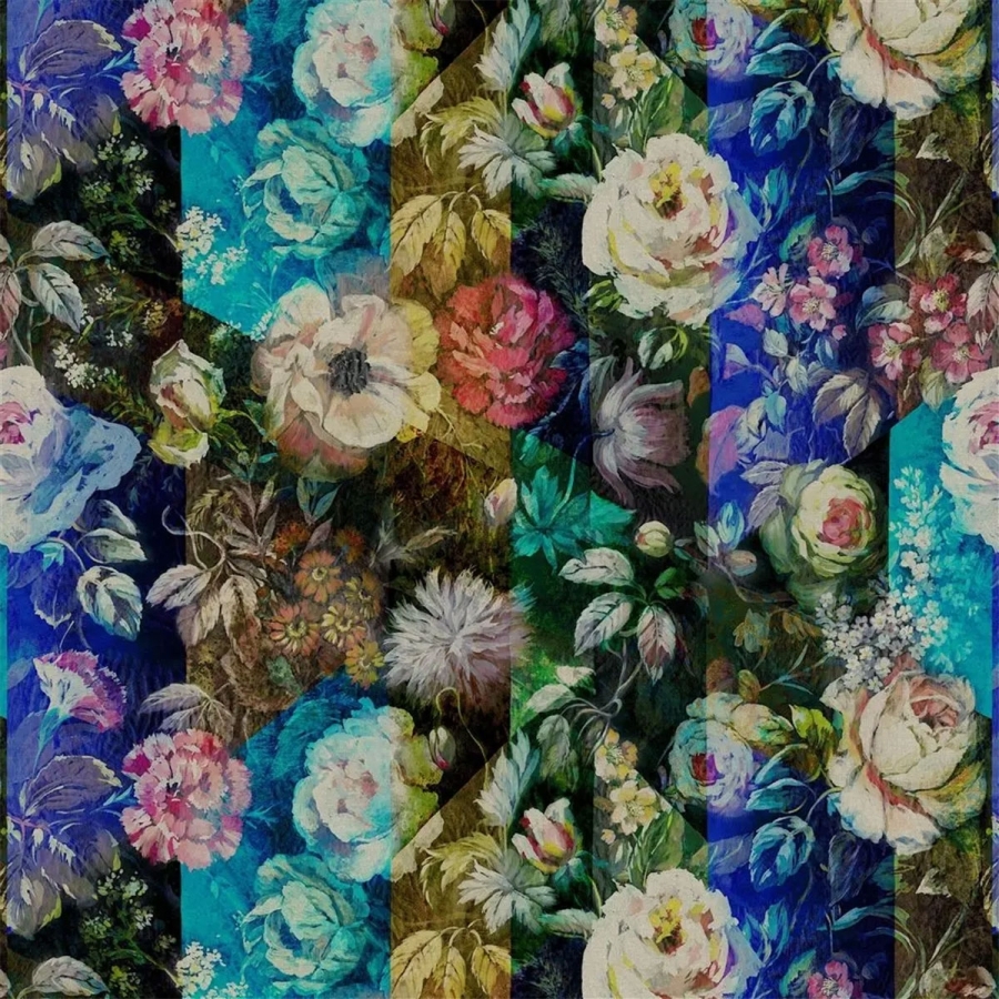Ткань Designers Guild FDG2985/01 Cobalt коллекции Minakari