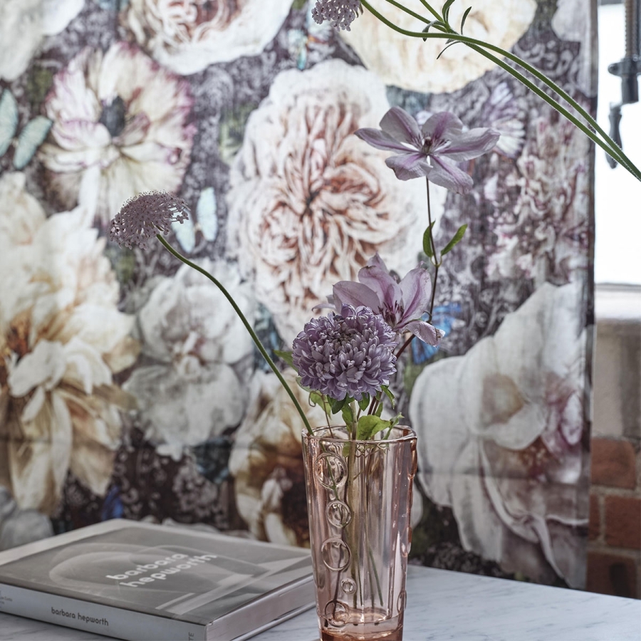 Льняная ткань Designers Guild FDG2987/01 Pahari Amethyst коллекции Minakari 