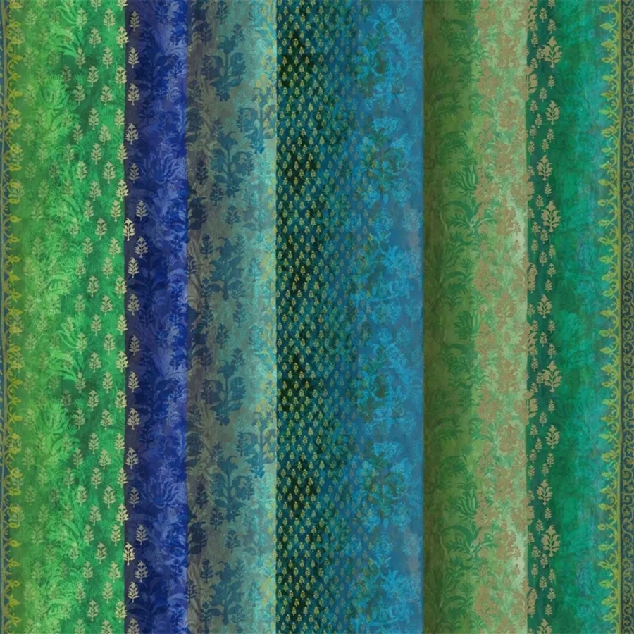 Ткань Designers Guild FDG2991/01 Kasavu Emerald коллекции Minakari