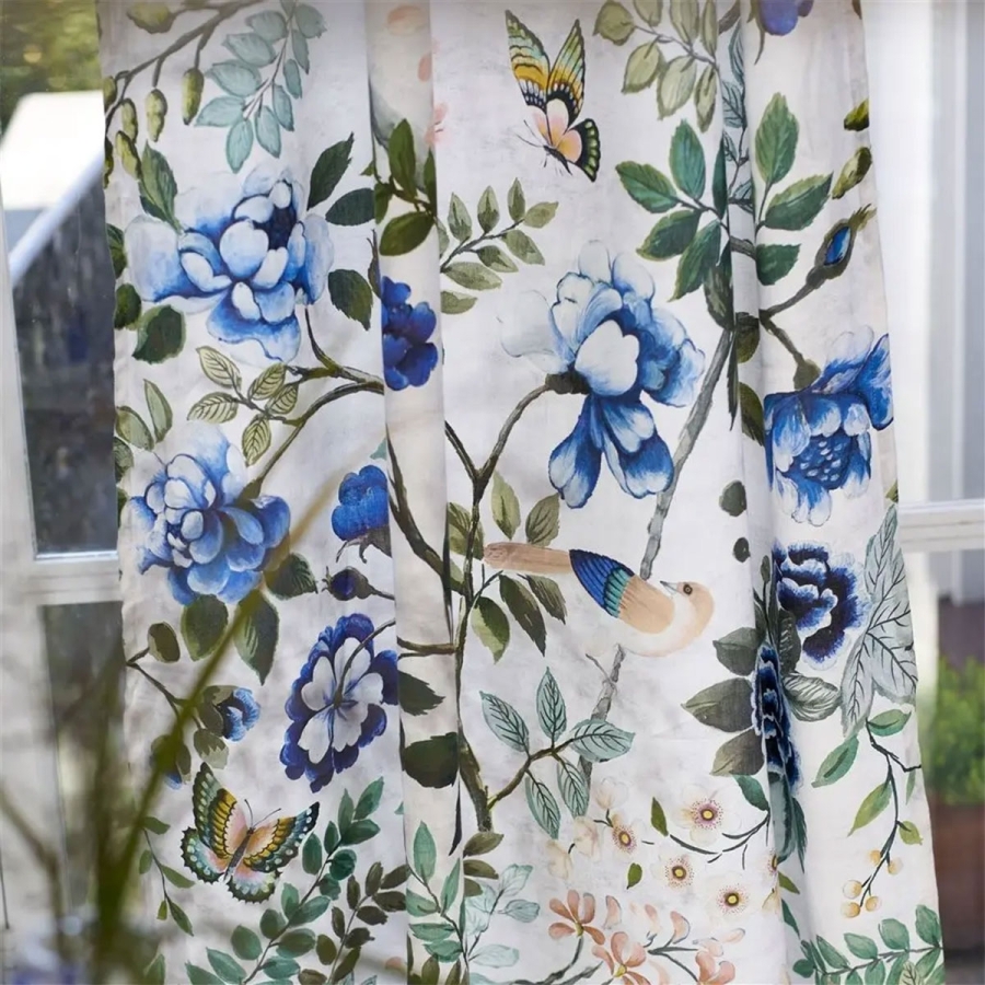 Льняная ткань Designers Guild FDG3015/01 Cobalt в интерьере