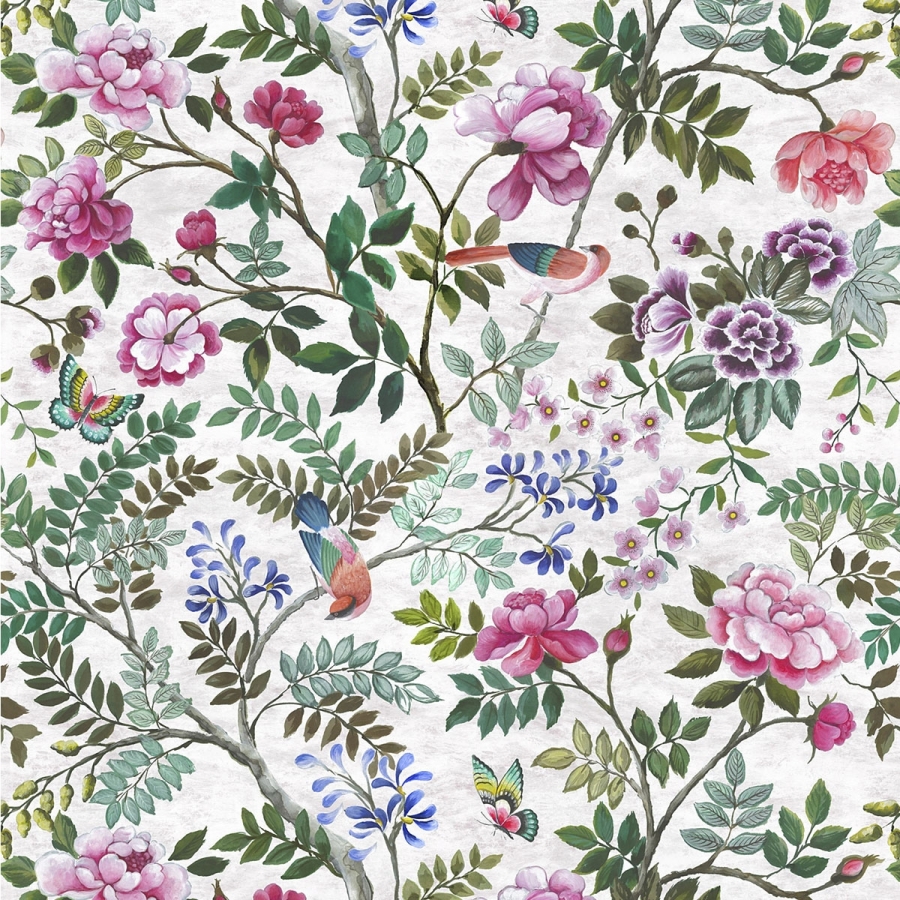 Ткань Designers Guild FDG3015/02 Fuchsia коллекции Porcelaine de Chine