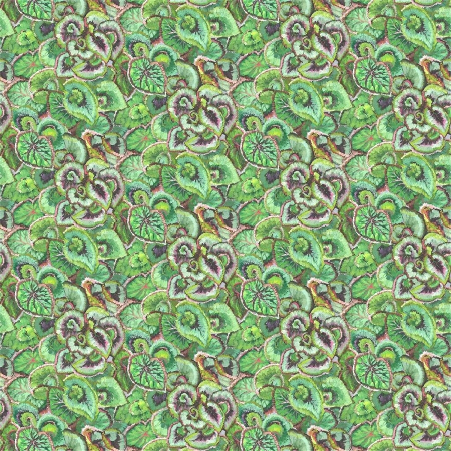 Ткань Designers Guild FDG3165/01 Leaf Glaze Emerald коллекции Pottery Studio