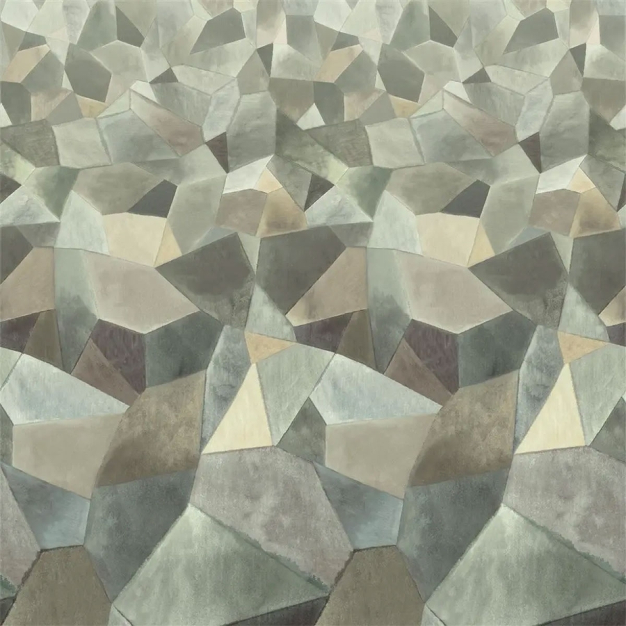 Обои флизелиновые Designers Guild PDG1110/02 Geo Moderne Pewter коллекции Scenes and Murals
