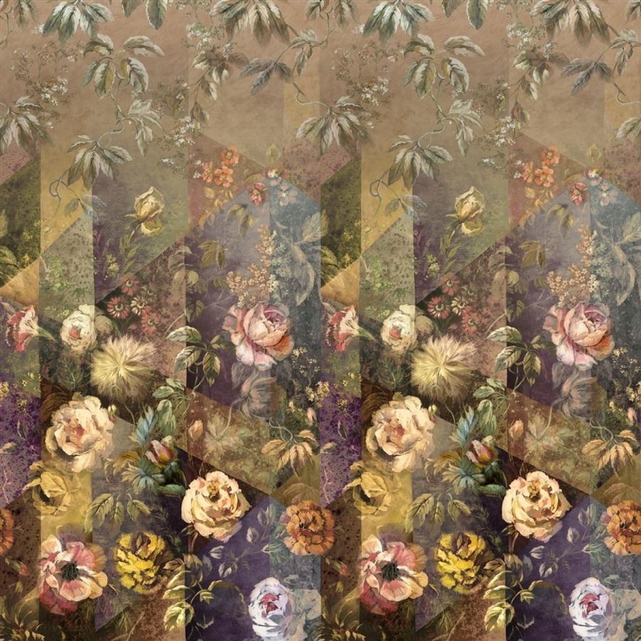 Обои флизелиновые Designers Guild PDG1131/02 Minakari Rosewood коллекции Scenes and Murals II