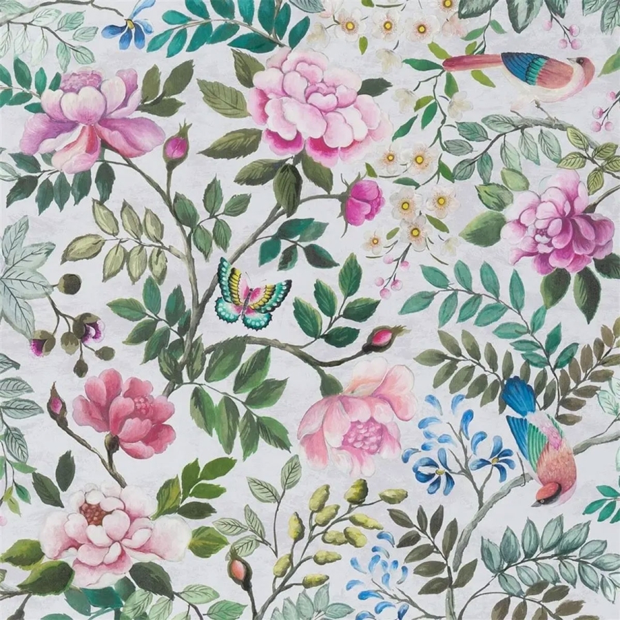 Обои флизелиновые Designers Guild PDG1146/01 Fuchsia коллекции Porcelaine de Chine