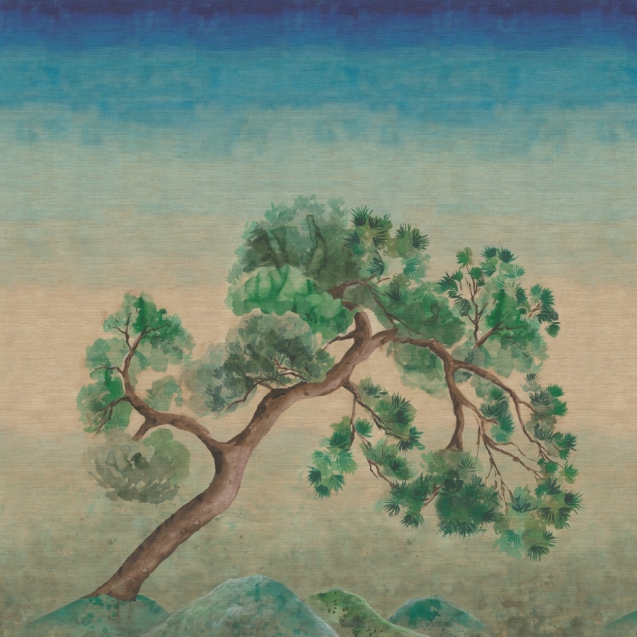 Обои натуральные Designers Guild PDG1181/01 Scene D Arbre Grasscloth Elm коллекции Scenes and Murals III