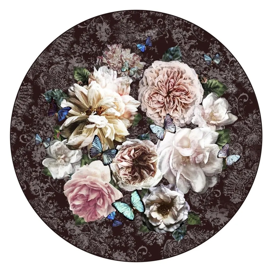 Ковер Designers Guild RUGDG0682 Pahari Rosewood Round