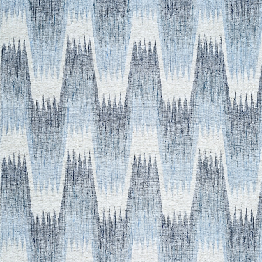 Обои текстильные Thibaut T10240 Stockholm Chevron Blue коллекции Colony