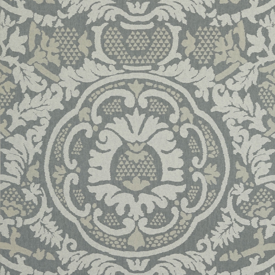 Обои бумажные Thibaut T10840 Earl Damask Charcoal коллекции Heritage