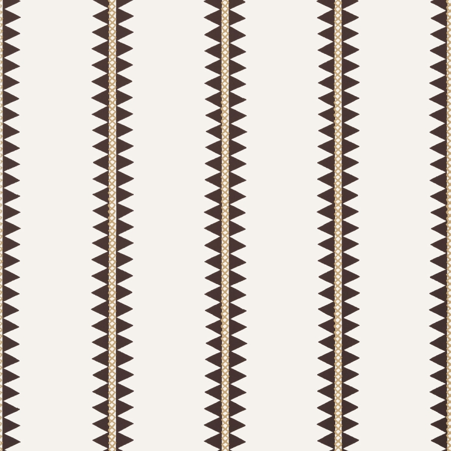 Обои бумажные Thibaut T13240 Reno Stripe Black коллекции Mesa