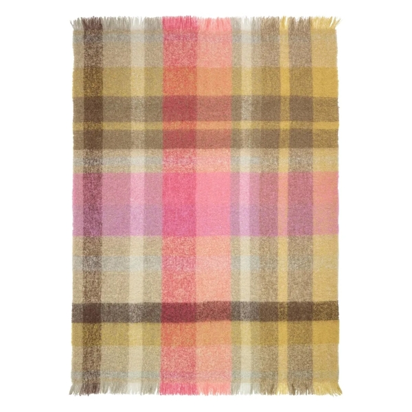 Плед из мохера и шерсти Designers Guild BLDG0287 Fontaine Sepia