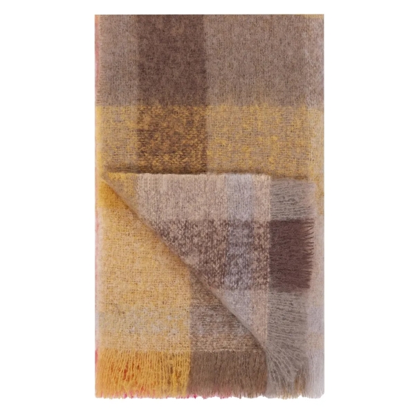 Обработка края покрывала Designers Guild BLDG0287 Fontaine Sepia бахромой