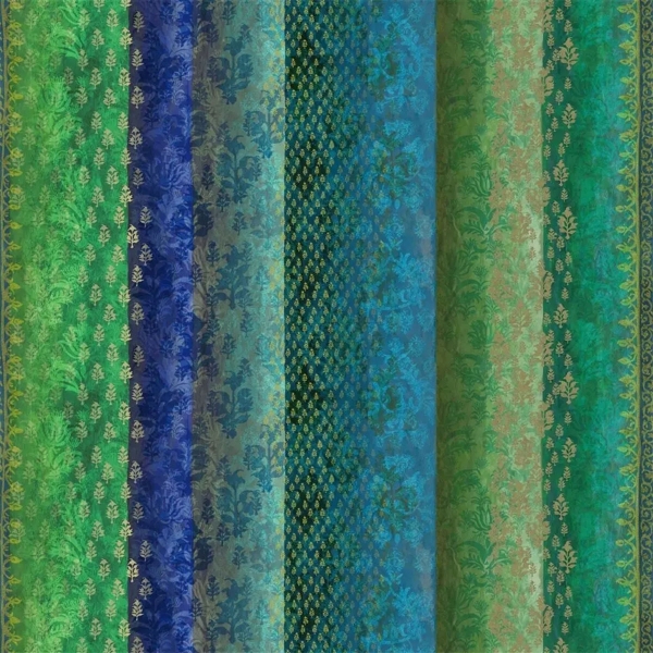 Ткань Designers Guild FDG2991/01 Kasavu Emerald коллекции Minakari