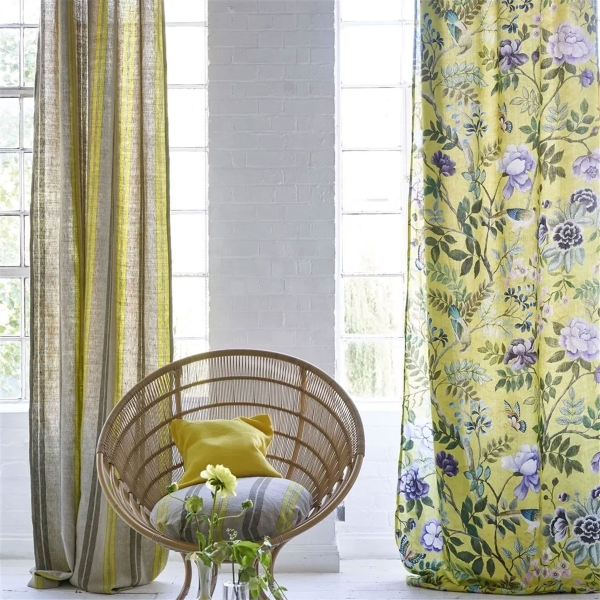 Льняная ткань Designers Guild FDG3015/04 Alchemilla в интерьере