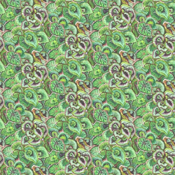 Ткань Designers Guild FDG3165/01 Leaf Glaze Emerald коллекции Pottery Studio