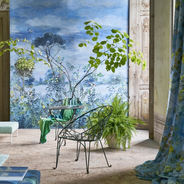 Панно Giardino Segreto Scene Delft коллекции Scenes and Murals в интерьере