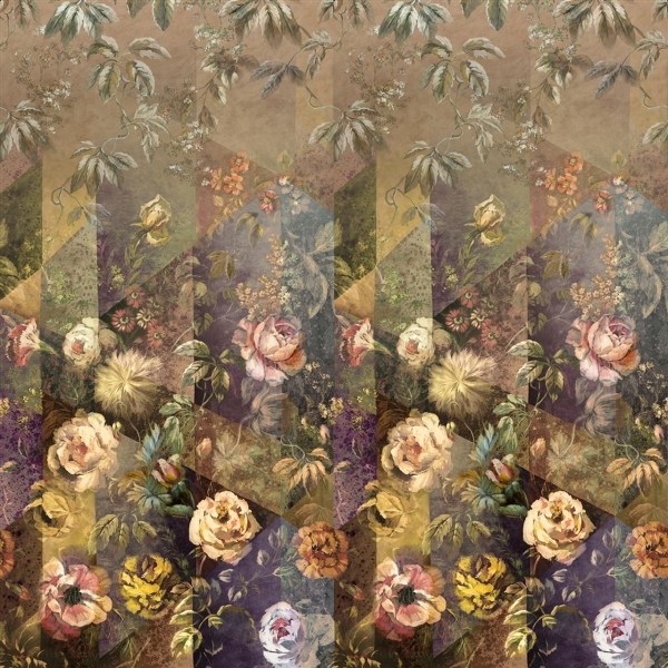 Обои флизелиновые Designers Guild PDG1131/02 Minakari Rosewood коллекции Scenes and Murals II