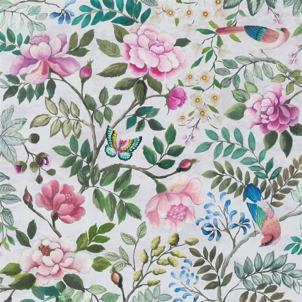 Обои флизелиновые Designers Guild PDG1146/01 Fuchsia коллекции Porcelaine de Chine