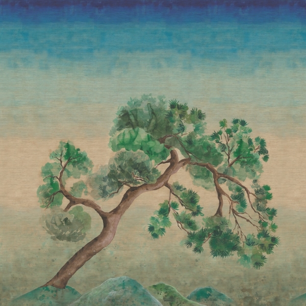Обои натуральные Designers Guild PDG1181/01 Scene D Arbre Grasscloth Elm коллекции Scenes and Murals III
