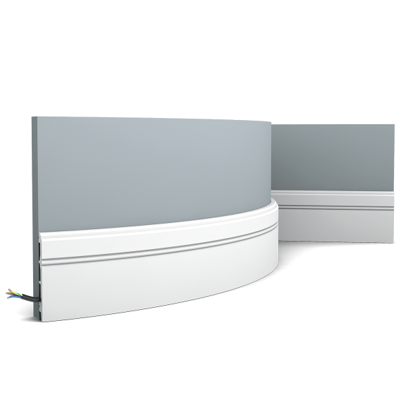 Гибкий плинтус Orac Decor из дюрополимера SX105F коллекции Select