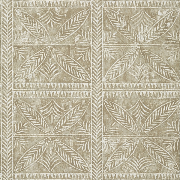 Обои бумажные Thibaut T10256 Timbuktu Beige коллекции Colony