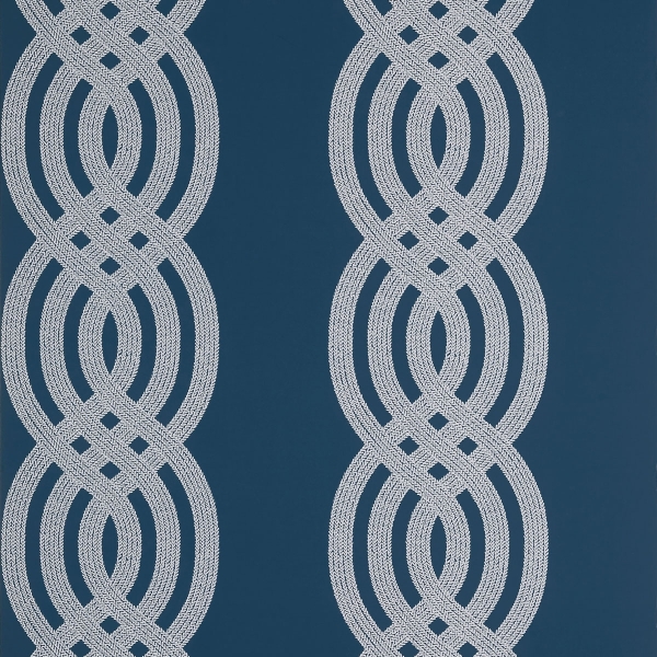 Обои бумажные Thibaut T10802 Braid Navy коллекции Heritage