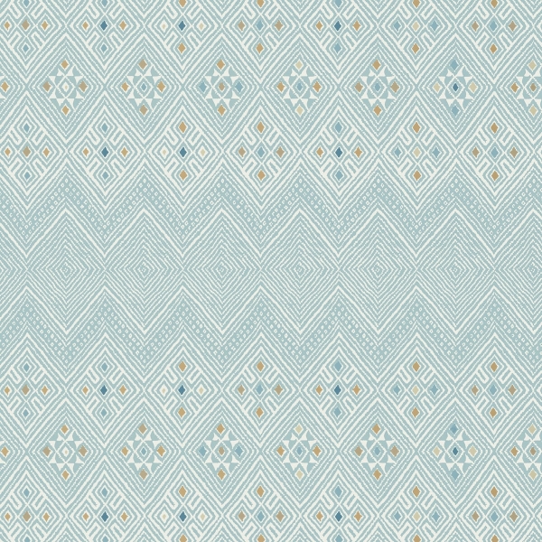 Обои бумажные Thibaut T13229 High Plains Spa Blue коллекции Mesa