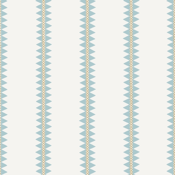 Обои бумажные Thibaut T13241 Reno Stripe Spa Blue коллекции Mesa