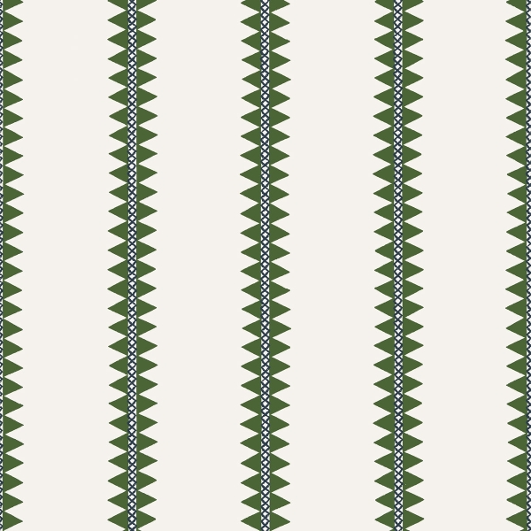 Обои бумажные Thibaut T13242 Reno Stripe Green коллекции Mesa