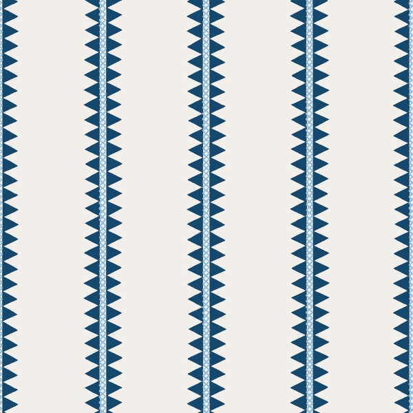 Обои бумажные Thibaut T13244 Reno Stripe Navy коллекции Mesa
